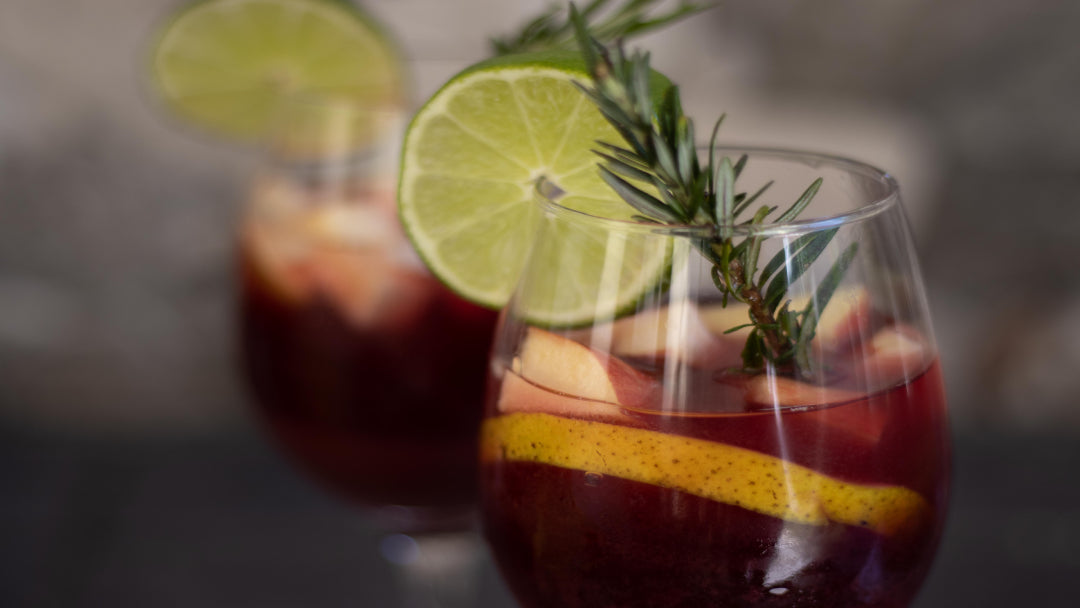 Sangria made with red wine